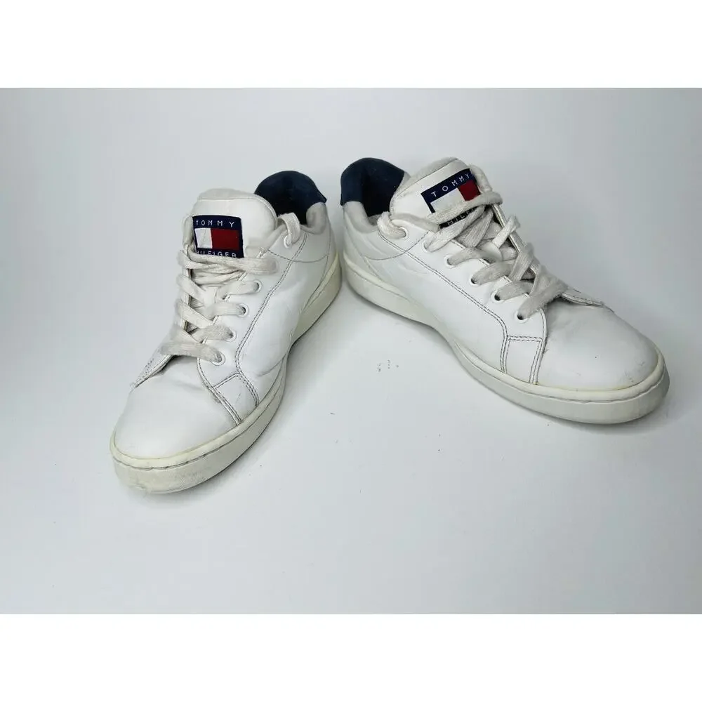 Women’s Tommy Hilfiger Shoes White Lace-up Shoes for Size 8.5